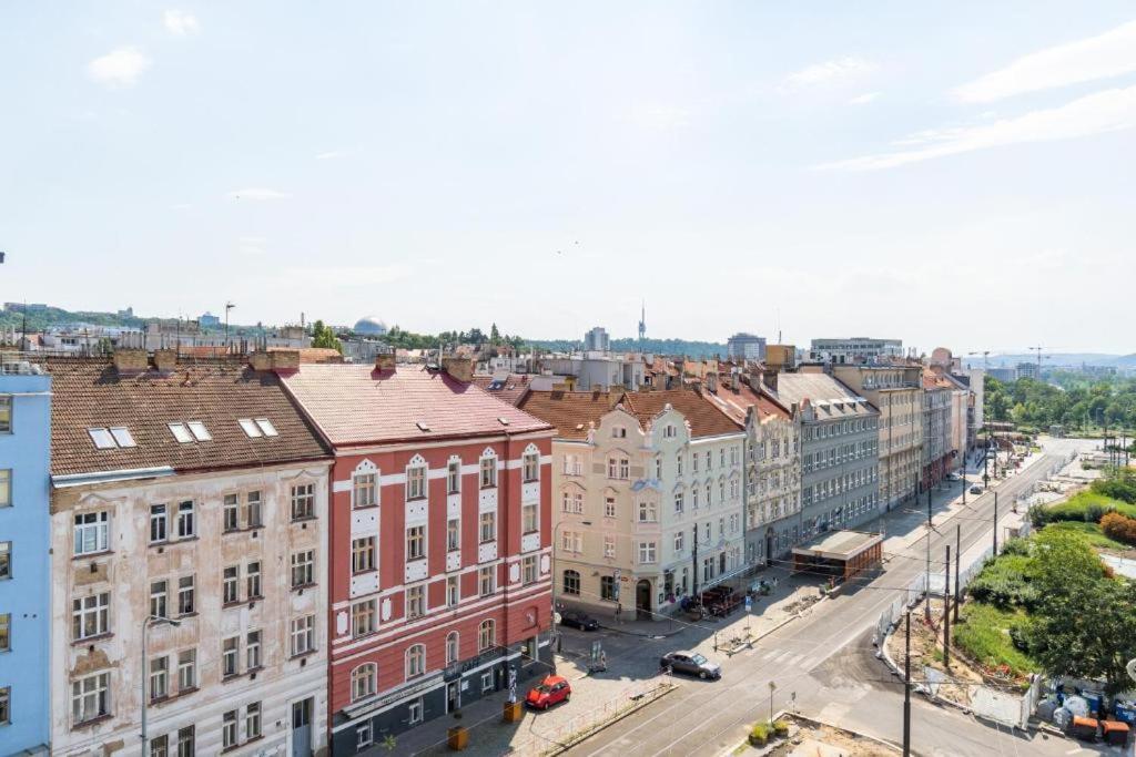 Brand New Studio Apartment #71 With Free Secure Parking In The Center Prag Exteriör bild